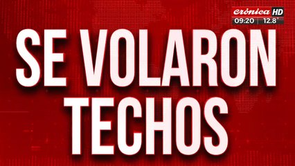 Temporal de lluvia y viento provocó destrozos en zona sur