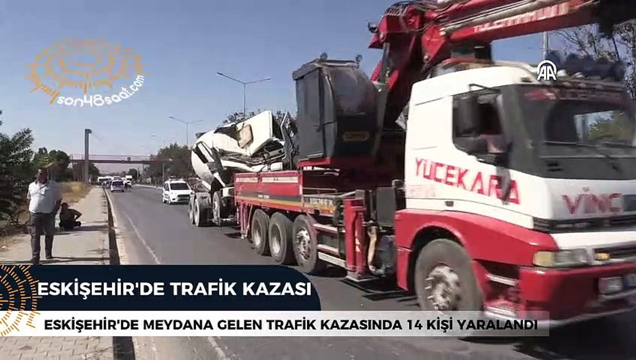 Eskişehir'de zincirleme trafik kazası