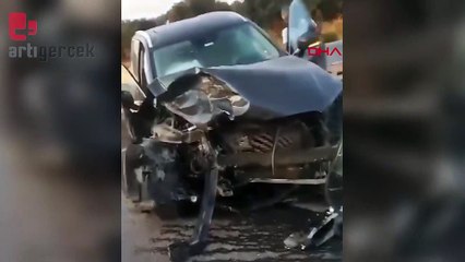 Oyuncu Olgun Şimşek, Bodrum'da trafik kazası geçirdi