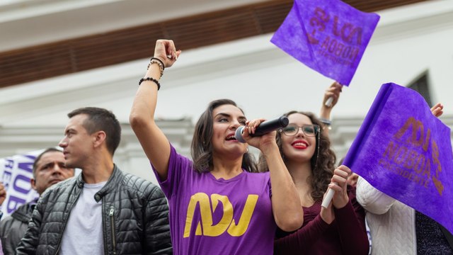 La antigua clase política no dio resultados : Verónica Abad, fórmula vicepresidencial de Daniel Noboa, en entrevista con NTN24