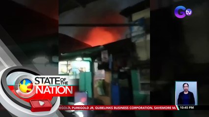 Sanggol, patay sa sunog | SONA