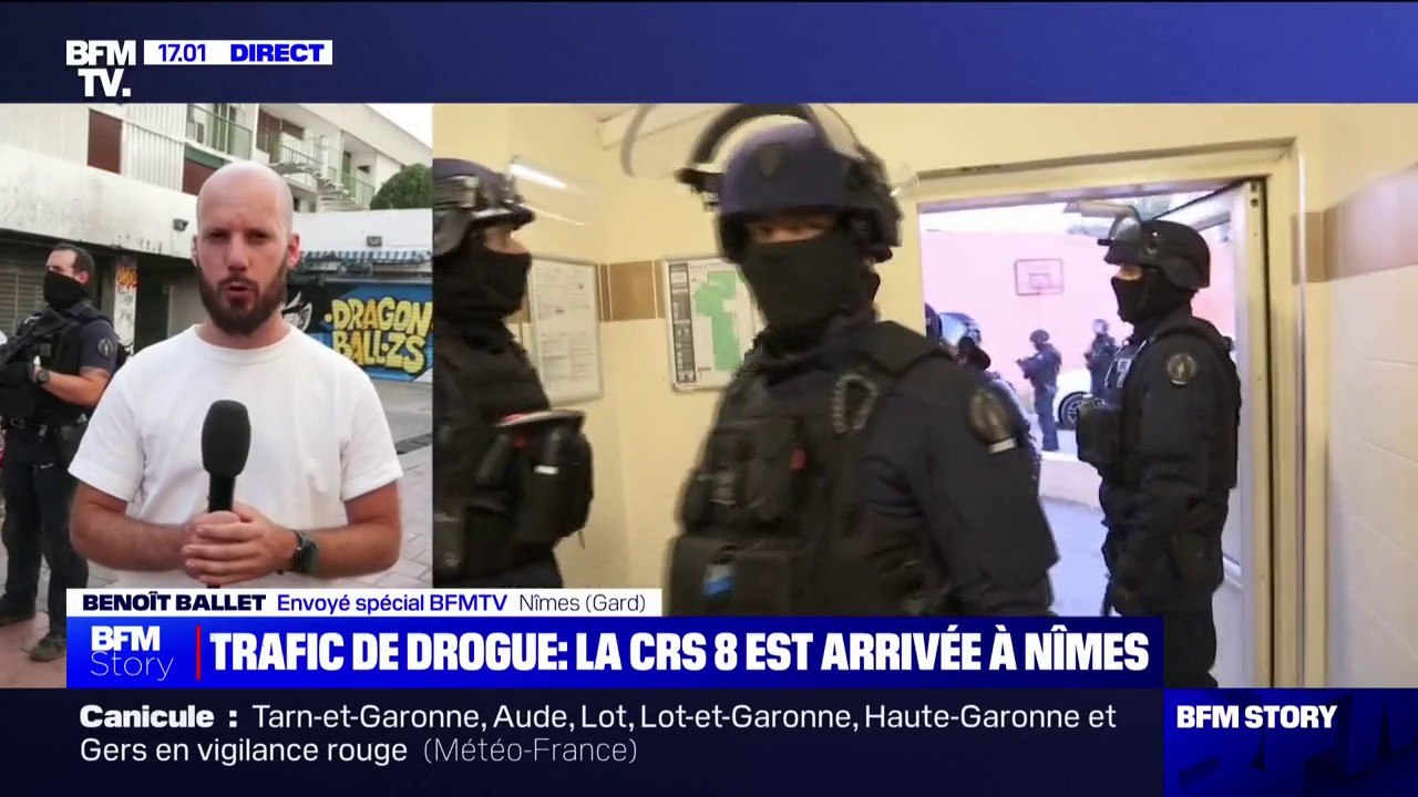 CRS 8 déployée à Nîmes après la mort d'un enfant: "Ce n'est pas avec cette présence d'une semaine qu'on va régler le problème", pour Bruno Bartocetti (Unité SGP Police-FO)