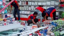 Sharjah, UAE: Convenience store feels the wrath of mighty windstorm