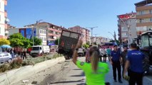 Yozgat'ta freni boşalan kamyon 8 araca çarptı, 3 kişi yaralandı
