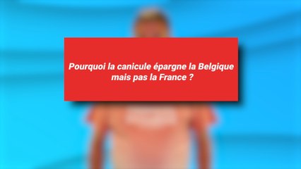 Pourquoi la Belgique est-elle épargnée par la canicule? Sudinfo vous répond!