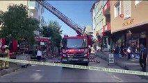 Un incendie s'est déclaré dans un immeuble de deux étages à Sultanbeyli