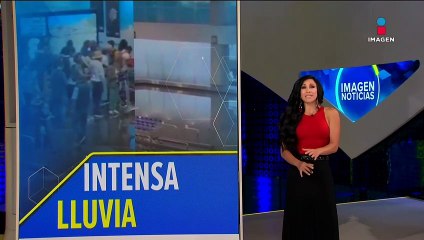 Lluvias provocan caos y afectaciones en la CDMX