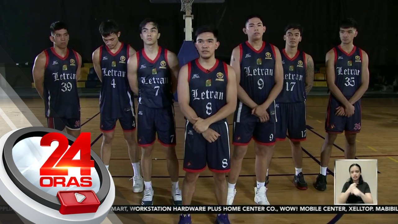 JRU Heavy Bombers, Mapua Cardinals, College of St. Benilde Blazers at Letran Knights, kanya-kanya nang paghahanda para sa NCAA Season 99 | 24 Oras