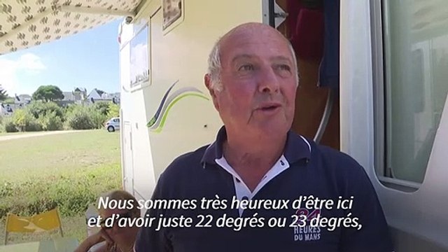 Canicule: 22 degrés en Bretagne, les touristes viennent se mettre au frais