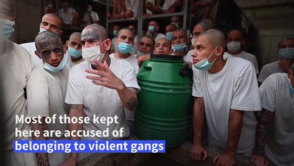 Largest prison in the Americas holds 12,000 after El Salvador war on gangs