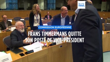 Download Video: Commission européenne : Frans Timmermans quitte la vice-présidence