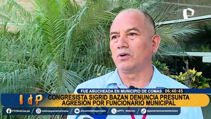 Sigrid Bazán denuncia presunta agresión por funcionario municipal de Comas: "Me he sentido hostigada"