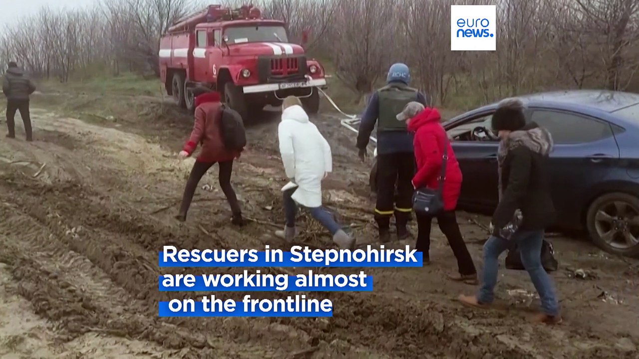 Meet the frontline firefighters risking their lives to save civilians in Ukraine
