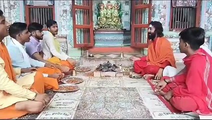 वीडियो : चंद्रयान 3 की सफल लैंडिंग रामजानकी मंदिर में हुआ अनुष्ठान