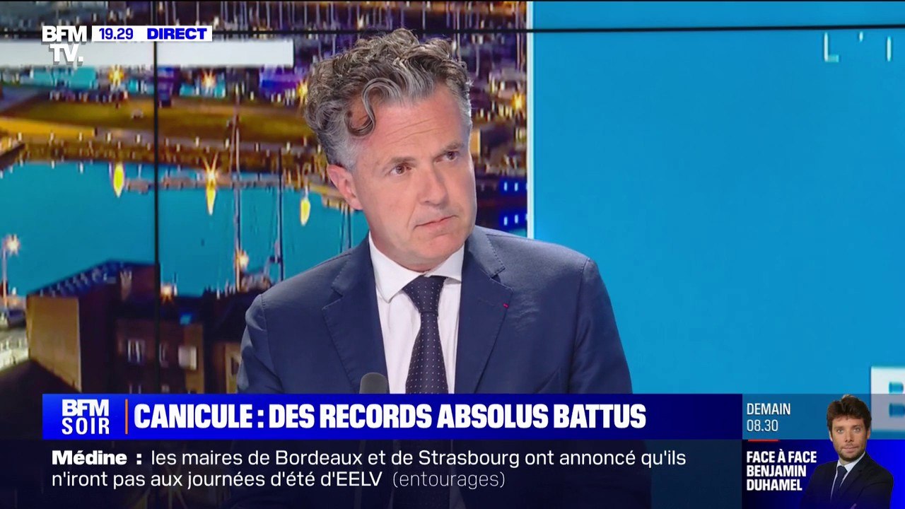 Canicule: "Ce n'est que la sixième fois qu'on active ce niveau rouge", indique Christophe Béchu (ministre de la Transition écologique et de la Cohésion des territoires)
