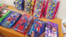 Unboxing and Review of Multipurpose Pencil Pouch Kids B'Day Party Return Gifts to Carry Pencil pens in Stationery Pouch with Zip Lock Accessories for Boys