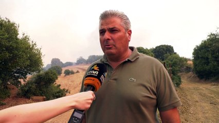 Ο Αντιπεριφερειάρχης Ηλίας Σανίδας για τη φωτιά στη Μακρακώμη