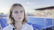 Euro de hockey: réaction de Justine Rasir, buteuse face à l'Espagne