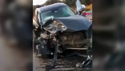 Bodrum'da Ters Yönde Giden Oyuncu Olgun Şimşek'in Kullandığı Cip Kaza Yaptı