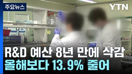 R&D 예산 8년 만에 삭감...기초연구 6.2%↓·출연연 10.8%↓ / YTN