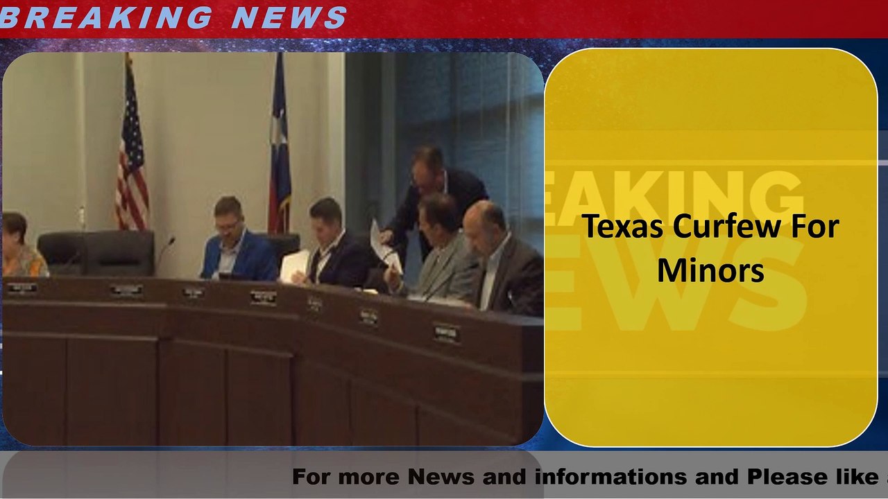 Texas Curfew For Minors