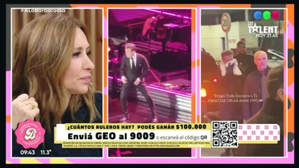 La reacción de Georgina Barbarossa contra Lío Pecoraro en vivo
