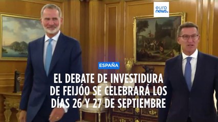 España | El debate de investidura del conservador Núñez Feijóo fijado para el 26 y 27 de septiembre