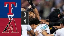 Resumen Rangers de Texas vs Cascabeles de Arizona / MLB 21-08-2023