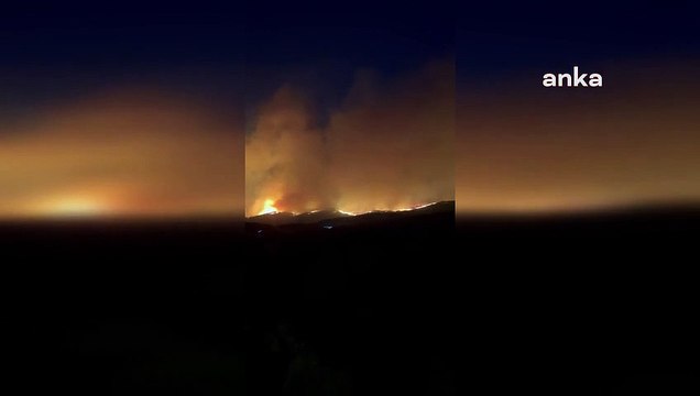 Çanakkale'deki orman yangını nedeniyle Çanakkale Onsekiz Mart Üniversitesi kampüsü tahliye edildi