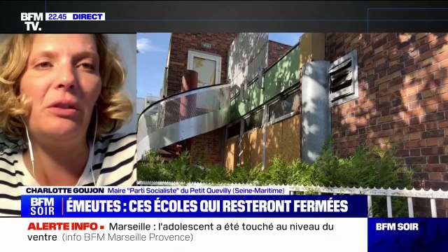 Les enfants seront scolarisés à la rentrée dans une école d'un quartier limitrophe : une école maternelle de Petit-Quevilly ne réouvrira pas ses portes après avoir été incendiée lors des émeutes