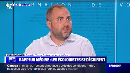 Médine aux journées d'été d'EELV: "C'est un rappeur engagé contre toutes les formes de discriminations, dont l'antisémitisme", affirme Émile Meunier (conseiller EELV de Paris)