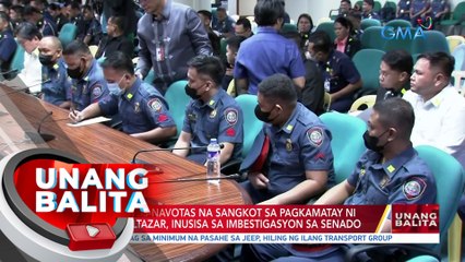 Anim na pulis-Navotas na sangkot sa pagkamatay ni Jemboy Baltazar, inusisa sa imbestigasyon sa...|UB
