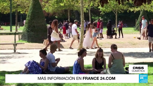 Alerta roja en 19 departamentos de Francia por calor extremo que alcanza los 42° C.