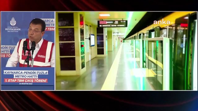 İstanbul'da Kaynarca-Pendik-Tuzla Metro Hattı'nda TBM Kazısı Çıkış Töreni Yapıldı