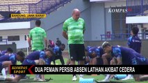 Dua Pemain Persib Bandung, David da SIlva dan Teja Paku Alam Absen Latihan Karena Cedera