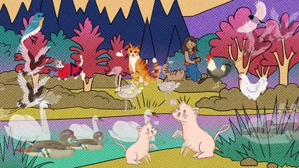 Video animasi - taman - hewan hewan
