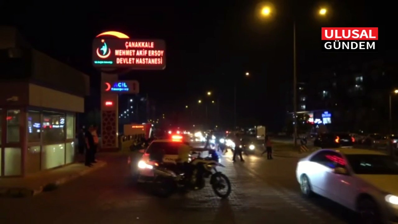 Çanakkale’de yangın nedeniyle devlet hastanesinden 14 hasta nakledildi