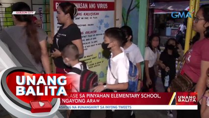Dry run ng klase sa Pinyahan Elementary School, isinagawa ngayong araw | UB