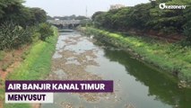 Kemarau! Volume Air di Banjir Kanal Timur Jakarta Menyusut, Ketinggian 20 Centimeter