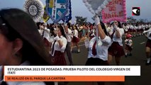 Estudiantina 2023 de Posadas prueba piloto escuela Virgen de Itati