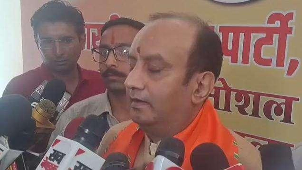 जयपुर: भाजपा सांसद सुधांशु त्रिवेदी ने गहलोत सर...
