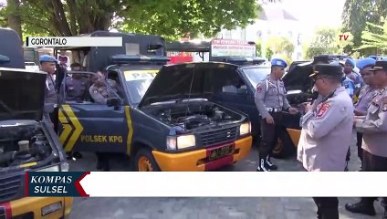 Irwasda Periksa Kelengkapan Kendaraaan Dinas Polisi