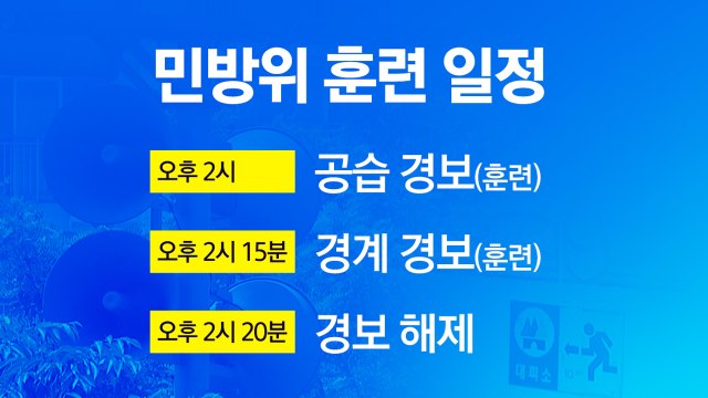6년 만에 전국 곳곳 사이렌...민방위 훈련, 이렇게 하세요 [앵커리포트] / YTN