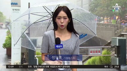 [날씨]중부·서해안·제주 집중 호우…시간당 60mm