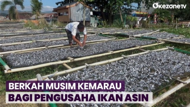 Pengusaha Ikan Asin di Kota Parepare Ketiban Berkah Musim Kemarau
