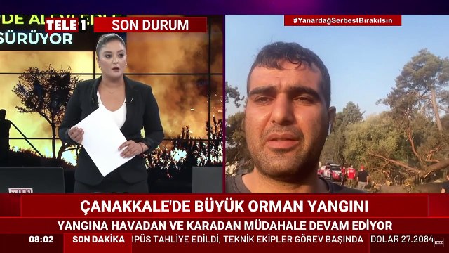 TELE1 ekibi oradaydı! Ağaç arama kurtarma ekibinin üzerine devrildi