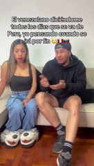"Y sigo esperando": Venezolano dice que la dejará, pero su novia sorprende con su reacción