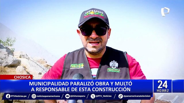 Chosica: municipio paraliza obra 'La mano de Dios' y multa a responsable de esta construcción