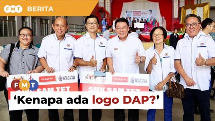 Mengapa ada logo DAP di cek sumbangan sekolah, Pemuda Umno persoal Nga