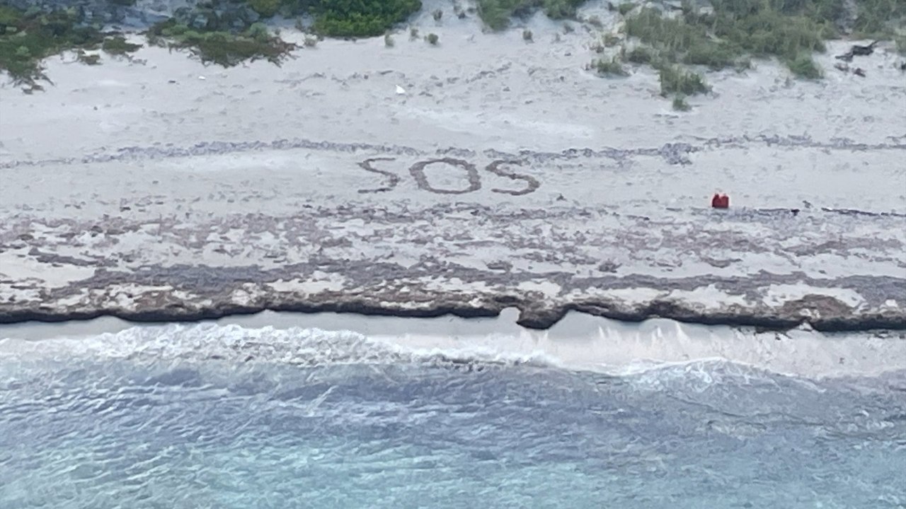 Drei Tage lang gestrandet: Mann dank 'SOS'-Zeichen gerettet